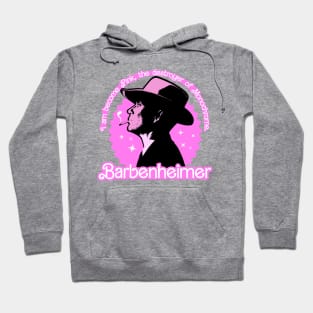 Barbenheimer X Robert Become Pink Hoodie